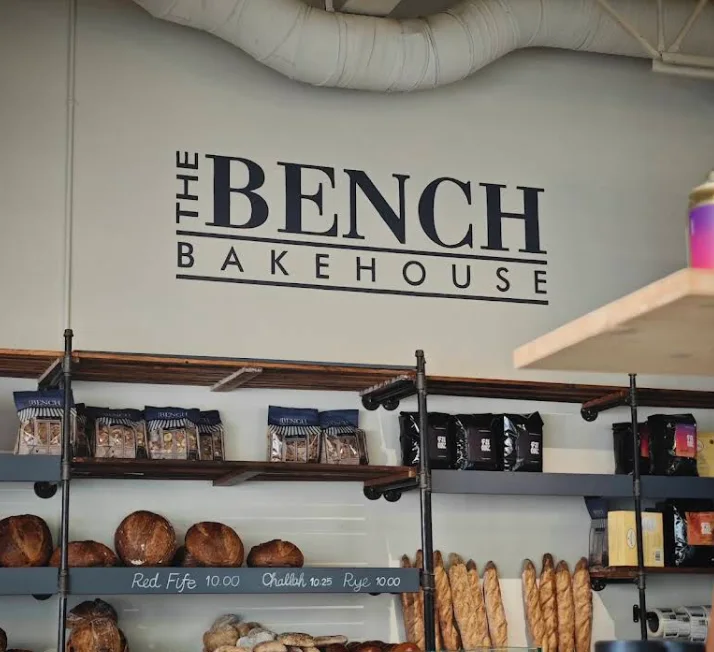 Custom interior sign for The Bench Bakehouse