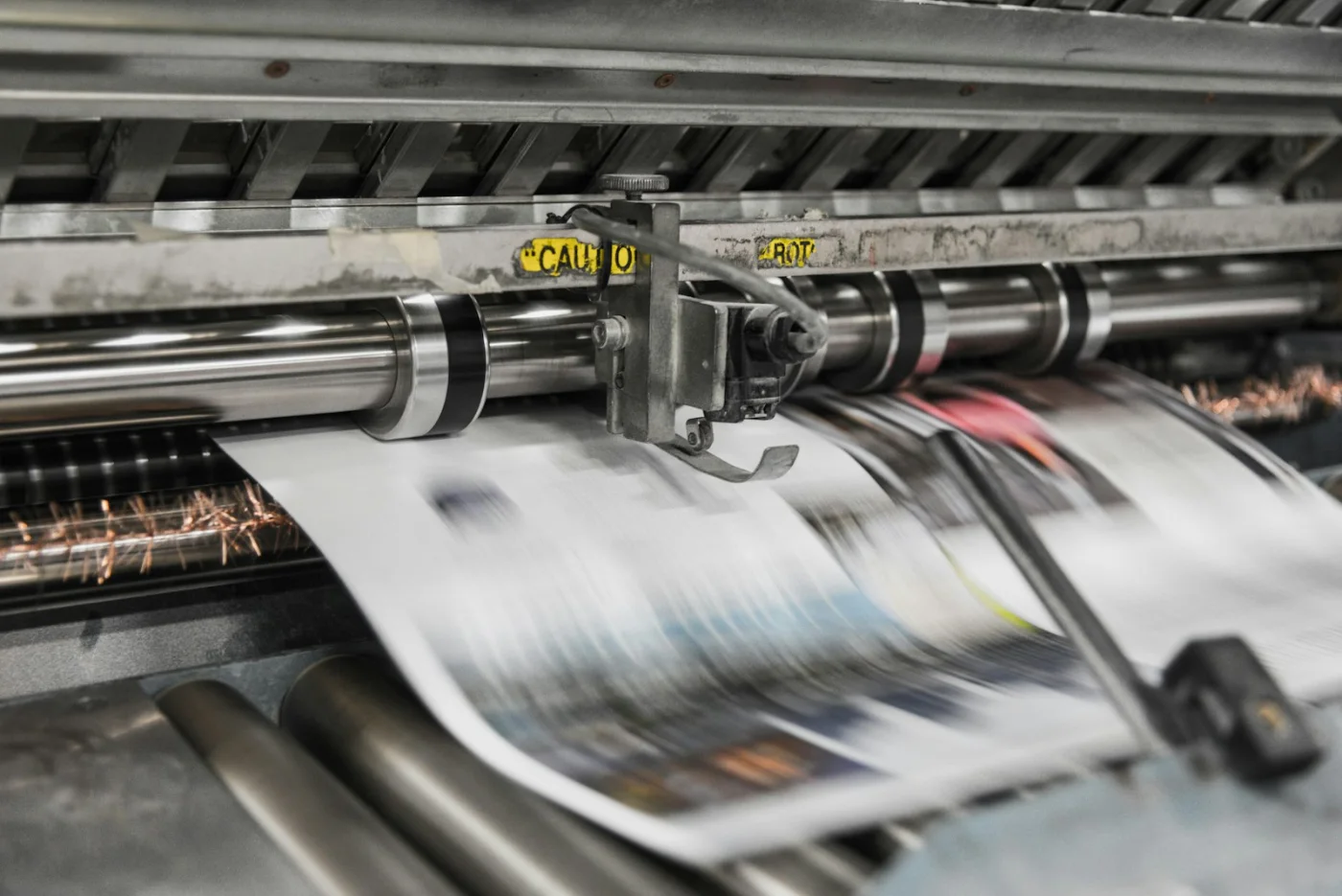 Offset printing press running sheets